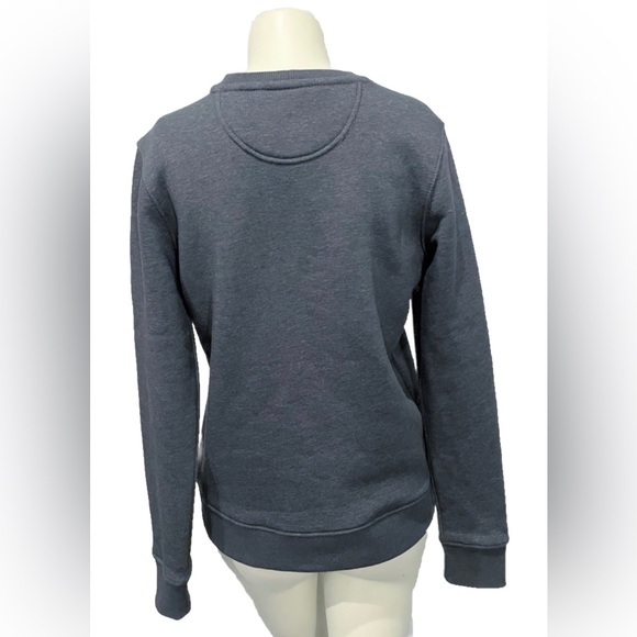 Carhartt Womens XS Clarksburg Sweatshirt Carbon Heather Relaxed Fit Pullover EUC - Picture 4 of 10